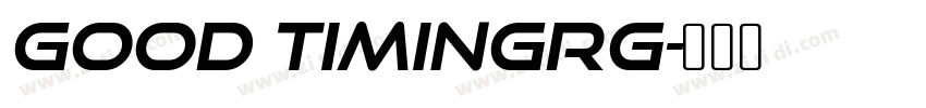 Good TimingRg字体转换